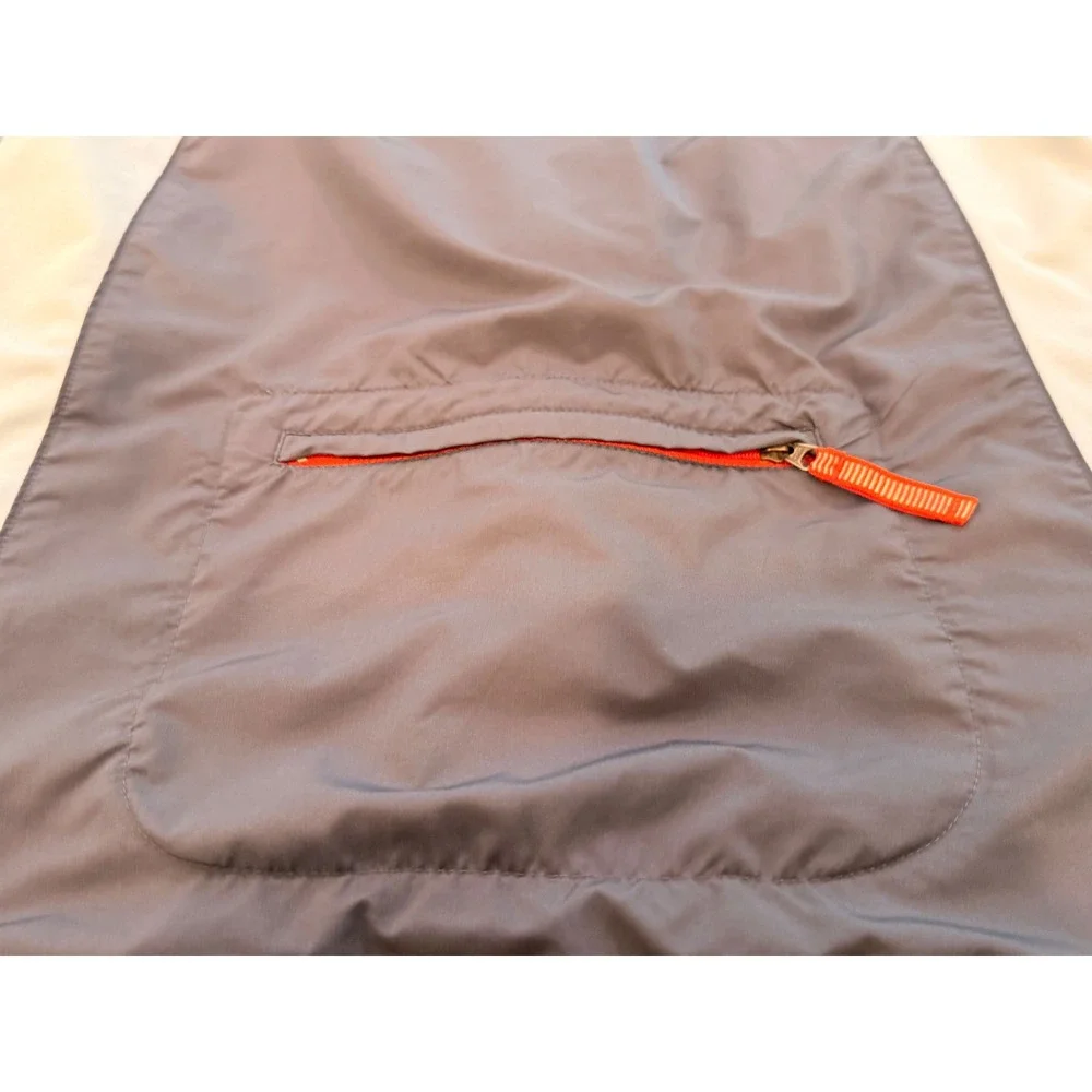 Nike Run Womens Small Blue Full Zip Windbreaker Running Cycling Jacket Orange